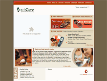 Tablet Screenshot of footcure.com
